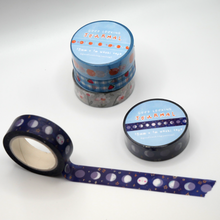 Load image into Gallery viewer, Moon Phases Washi Tape - decorative masking tape for journaling
