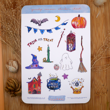 Load image into Gallery viewer, Spooky Season Halloween Sticker Sheet
