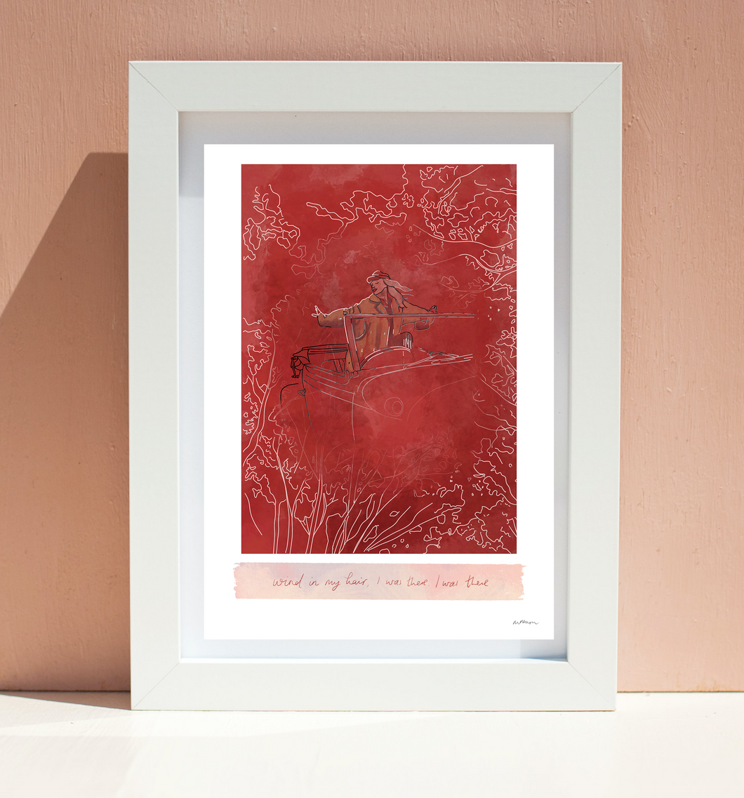 Taylor Swift 'Red' Taylor's Version - All Too Well - Inspired Wall Art