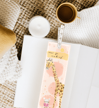 Load image into Gallery viewer, Bookmark - Giraffe and Mouse Illustration
