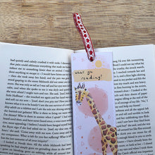 Load image into Gallery viewer, Bookmark - Giraffe and Mouse Illustration
