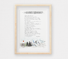 Load image into Gallery viewer, Wild Geese by Mary Oliver - Poem Print
